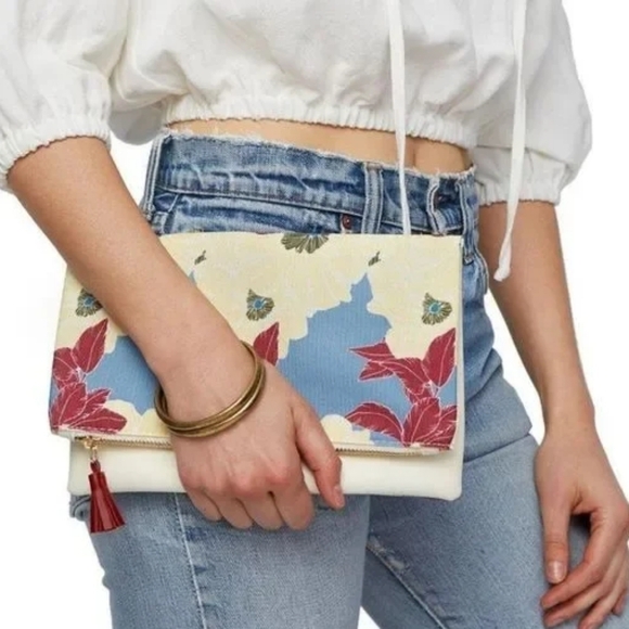 RACHEL PALLY Floral Print Reversible Vegan Clutch - Picture 8 of 13